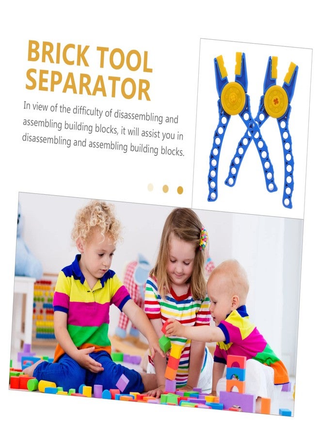 FONDOTIN 2pcs Building Block Remover Separator for Brick Block Pliers Toys Building Block kit Axel Separator Tool Brick Separator Tool Toys Building Brick Part abs Multifunction Child - Image 4